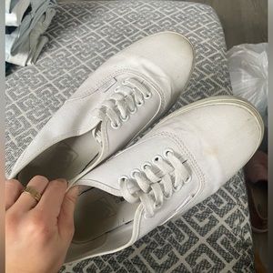 White Vans - Men’s Size 6